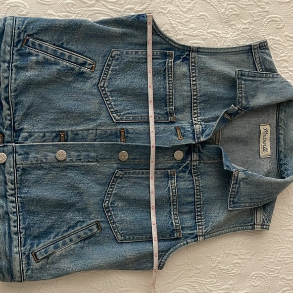 Sleeveless denim vest by Madewell petite small - Picture 6 of 6